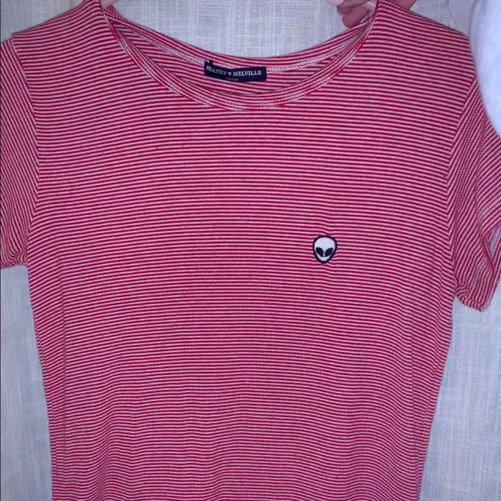 Brandy Melville Alien Striped Top